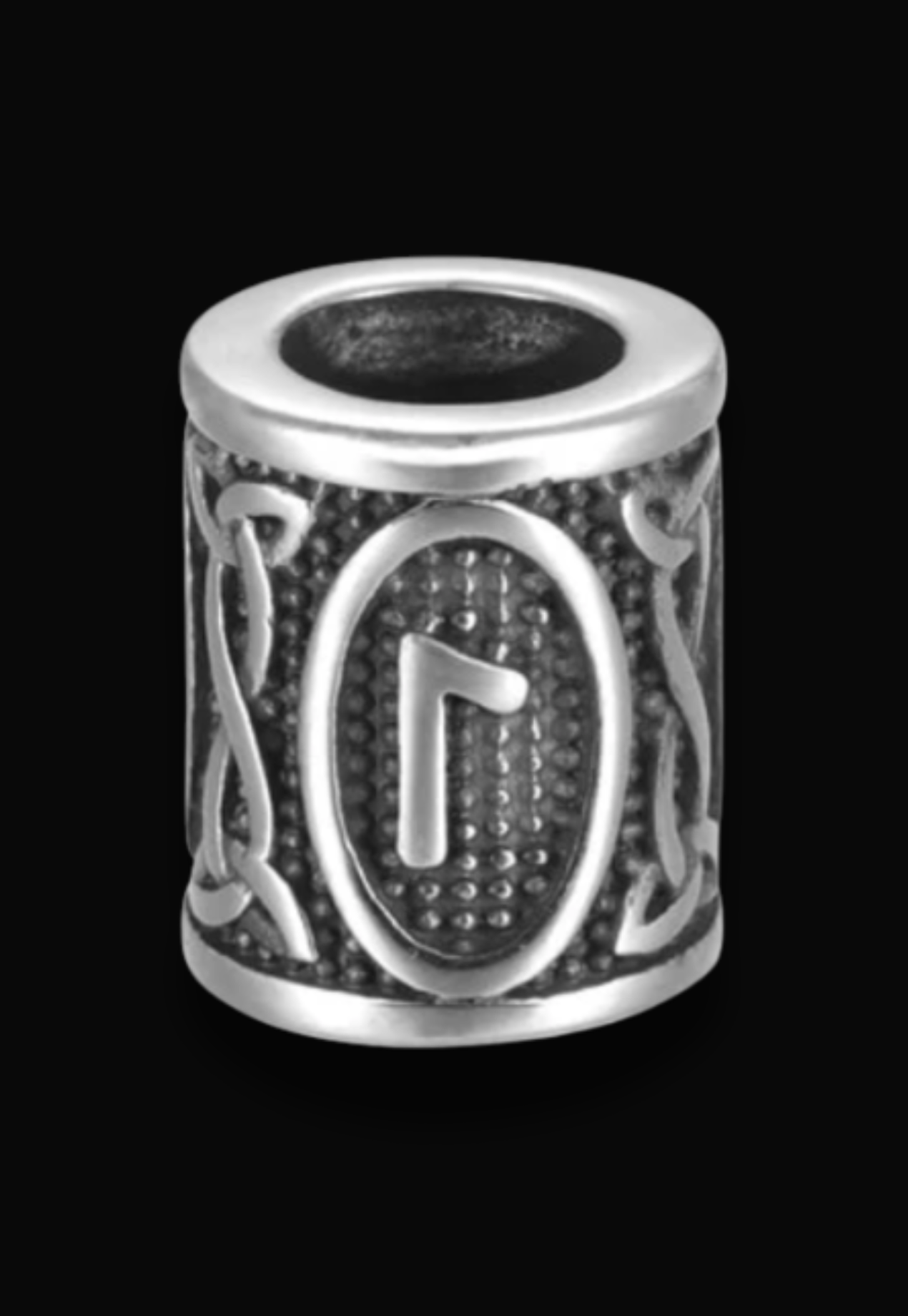 RAIDO Lucidus Viking Bracelet with Black Shambala Threads